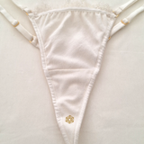 String "Camilla" Blanc Perle