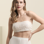 Bandeau Multifonction La Révolutionnaire blanc perle en dentelle et mousseline - Maison Ohr