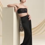 Bandeau Multifonction La Révolutionnaire noir en dentelle et mousseline - Maison Ohr