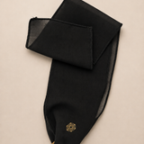 Sacred Geometry Silk Bracelet Black