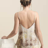 Dos nu Top Plénitude en batik de soie – Maison Ohr