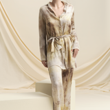 Chemisier-robe Légèreté Maison Ohr en batik de soie de Lyon – élégance fluide