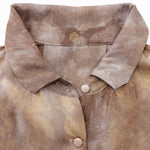 Détail impression géométrie sacrée – chemisier-robe Légèreté Maison Ohr