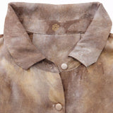 Détail impression géométrie sacrée – chemisier-robe Légèreté Maison Ohr