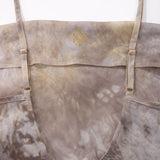 Détail impression géométrie sacrée -Top Plénitude batik de soie – Maison Ohr